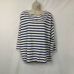 Levis Women's Size XL Long Sleeve Shirt Striped